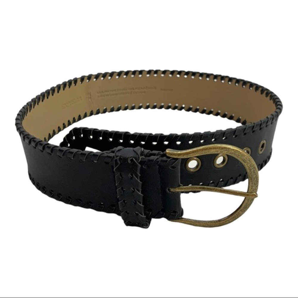 Express Black Vegan Leather Waist Belt Women’s Size Small/Medium